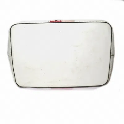 Pre-owned Louis Vuitton Blanc Coquelicots Rose Ballerine Epi Leather Handbag Shoulder Bag () In Blanc, Coquelicots, Rose Ballerine