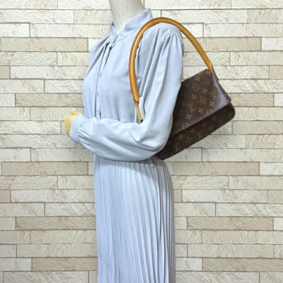 Pre-owned Louis Vuitton Brown Monogram Canvas Shoulder Bag ()