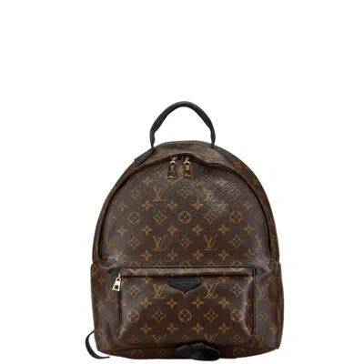 Pre-owned Louis Vuitton Brown Pvc Leather Backpack ()