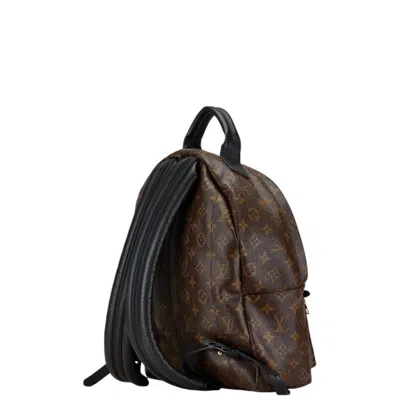Pre-owned Louis Vuitton Brown Pvc Leather Backpack ()