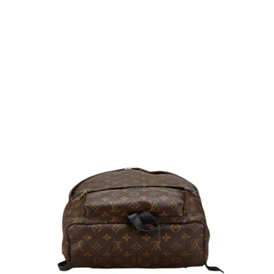 Pre-owned Louis Vuitton Brown Pvc Leather Backpack ()