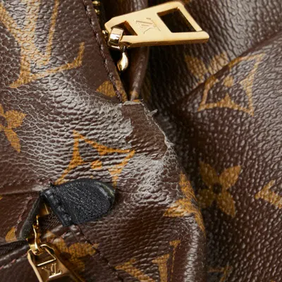 Pre-owned Louis Vuitton Brown Pvc Leather Backpack ()