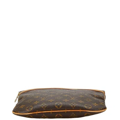 Pre-owned Louis Vuitton Brown Pvc Leather Pochette Shoulder Bag ()