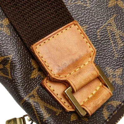 Pre-owned Louis Vuitton Brown Pvc Leather Pochette Shoulder Bag ()