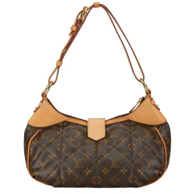 Pre-owned Louis Vuitton Brown Pvc Leather Shoulder Bag ()