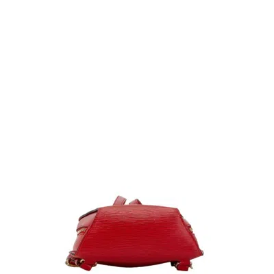 Pre-owned Louis Vuitton Castilian Red Leather Backpack ()
