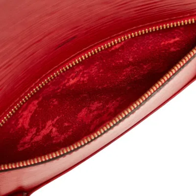 Pre-owned Louis Vuitton Castilian Red Leather Backpack ()