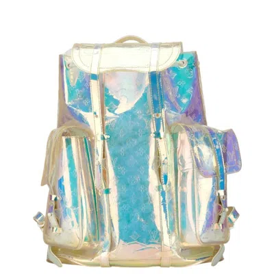 Pre-owned Louis Vuitton Clear Pvc Leather Backpack ()