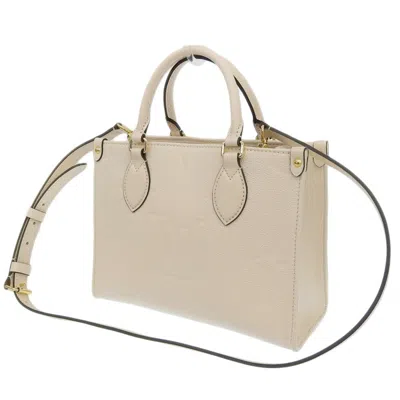 Pre-owned Louis Vuitton Cream Monogram Empreinte Handbag Shoulder Bag ()