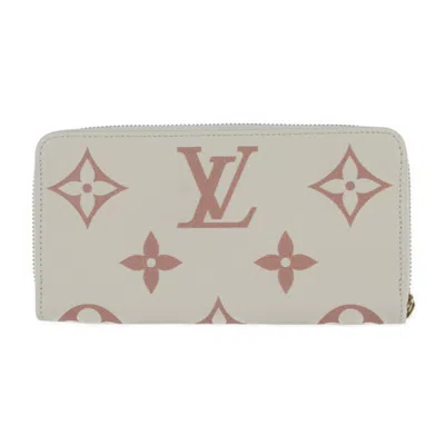 Pre-owned Louis Vuitton Cream Monogram Empreinte Long Wallet (bi-fold) ()