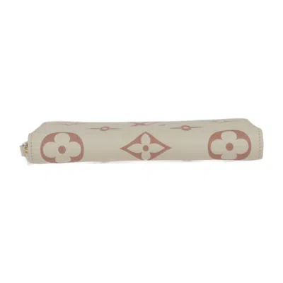 Pre-owned Louis Vuitton Cream Monogram Empreinte Long Wallet (bi-fold) ()