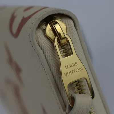 Pre-owned Louis Vuitton Cream Monogram Empreinte Long Wallet (bi-fold) ()