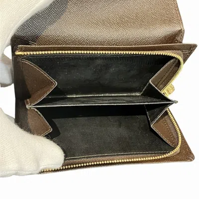 Pre-owned Louis Vuitton Damier Brown Damier Canvas Coin Purse/coin Case () In Brown, Damier Canvas