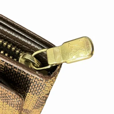 Pre-owned Louis Vuitton Damier Brown Damier Canvas Coin Purse/coin Case () In Brown, Damier Canvas