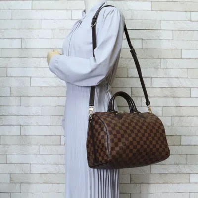 Pre-owned Louis Vuitton Damier Brown Damier Canvas Damier Canvas Shoulder Bag () In Brown, Damier Canvas