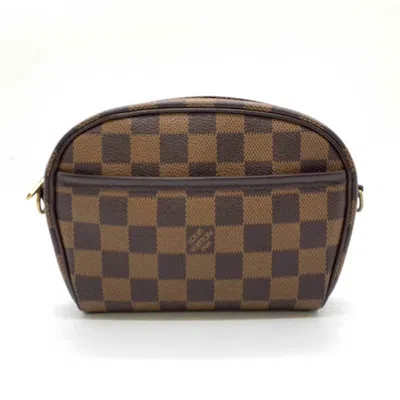 Pre-owned Louis Vuitton Damier Brown Damier Canvas Ebene Fanny Pack Shoulder Bag () In Brown, Damier Canvas, Ebene