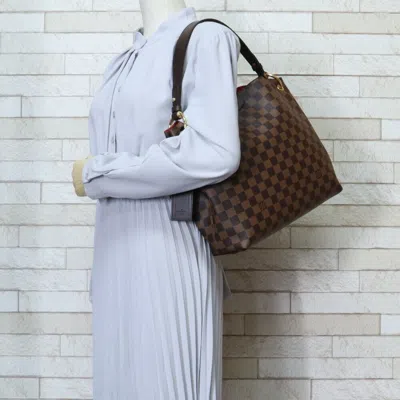 Pre-owned Louis Vuitton Damier Brown Damier Canvas Shoulder Bag ()