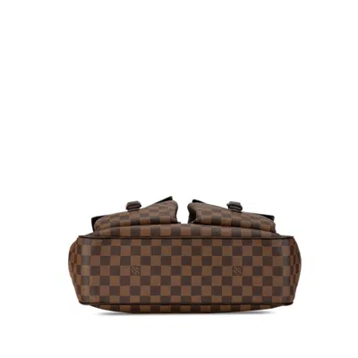 Pre-owned Louis Vuitton Damier Brown Damier Canvas Pvc Leather Handbag Tote Bag () In Brown, Damier Canvas