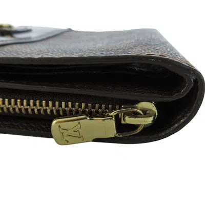 Pre-owned Louis Vuitton Damier Brown Damier Canvas Wallet (bi-fold) ()