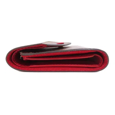 Pre-owned Louis Vuitton Damier Canvas Ebene Damier Canvas Wallet (bi-fold) () In Damier Canvas, Ebene