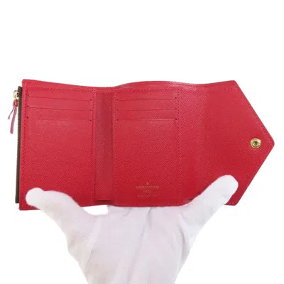 Pre-owned Louis Vuitton Damier Canvas Ebene Damier Canvas Wallet (bi-fold) () In Damier Canvas, Ebene