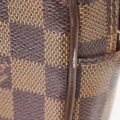 Pre-owned Louis Vuitton Damier Damier Canvas Ebene Damier Canvas Clutch Bag Pochette () In Damier Canvas, Ebene
