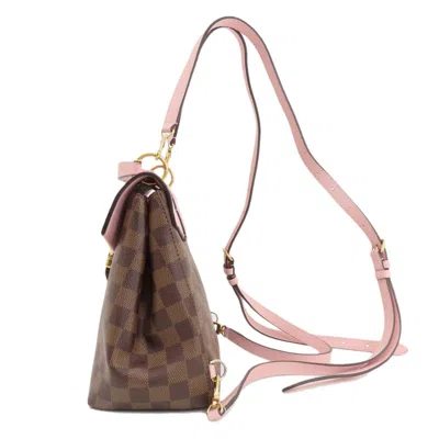 Pre-owned Louis Vuitton Damier Damier Canvas Ebene Magnolia Damier Canvas Backpack () In Damier Canvas, Ebene, Magnolia