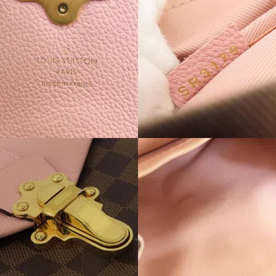 Pre-owned Louis Vuitton Damier Damier Canvas Ebene Magnolia Damier Canvas Backpack () In Damier Canvas, Ebene, Magnolia
