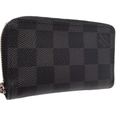 Pre-owned Louis Vuitton Damier Graphite Damier Graphite Canvas Wallet (bi-fold) ()