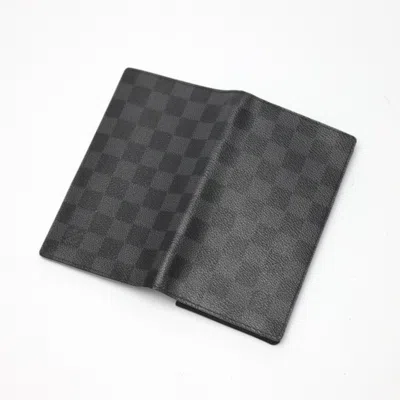Pre-owned Louis Vuitton Damier Graphite Damier Graphite Damier Graphite Long Wallet (bi-fold) ()