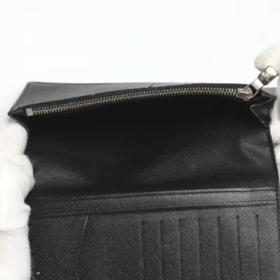 Pre-owned Louis Vuitton Damier Graphite Damier Graphite Damier Graphite Long Wallet (bi-fold) ()