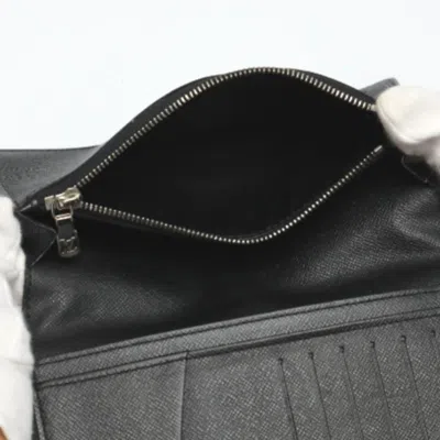 Pre-owned Louis Vuitton Damier Graphite Damier Graphite Damier Graphite Long Wallet (bi-fold) ()