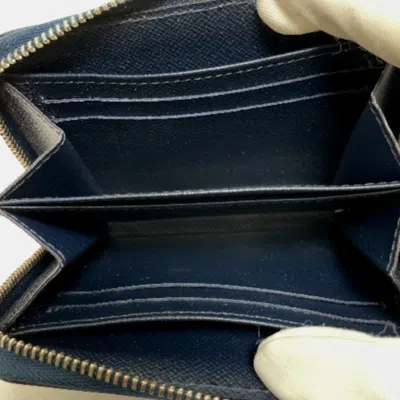 Pre-owned Louis Vuitton Epi Navy Epi Leather Coin Purse/coin Case ()
