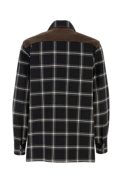 Alexander Mcqueen Men Embroidered Cotton Shirt In Multicolor