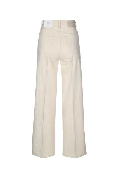 Calvin Klein Belt Loop Track Pants In Denimecru