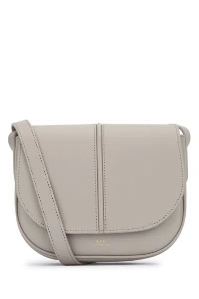 Apc A.p.c. Shoulder Bags In Pearlgrey