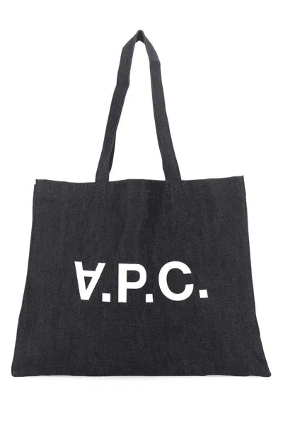Apc Navy Daniela Shopping Tote In Blue