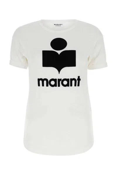 Isabel Marant Étoile Zewel Logo Tee-shirt In White