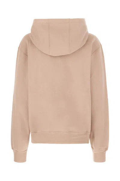Shop Saint Laurent Sweatshirts In Nude Roses.
