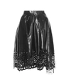 MARC JACOBS CUT-OUT FAUX LEATHER SKIRT,P00207632
