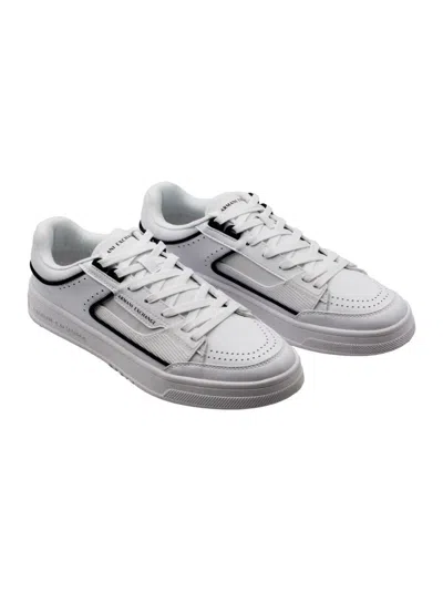 Armani Exchange Sneakers In White