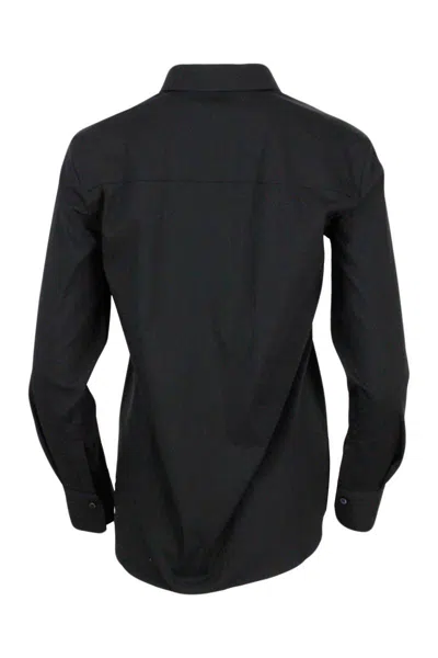 Brunello Cucinelli Cotton Grey Shirt In Black