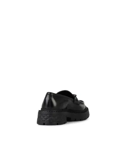 Jimmy Choo Marlow Leather Loafers In In Black