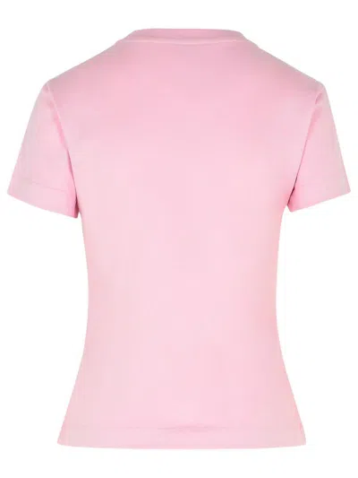 Moschino Jeans Logo Print T-shirt In Pink