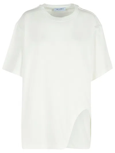 Attico Short-sleeved T-shirt In White