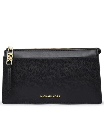 Michael Kors Black Leather 'empire' Bag In Black