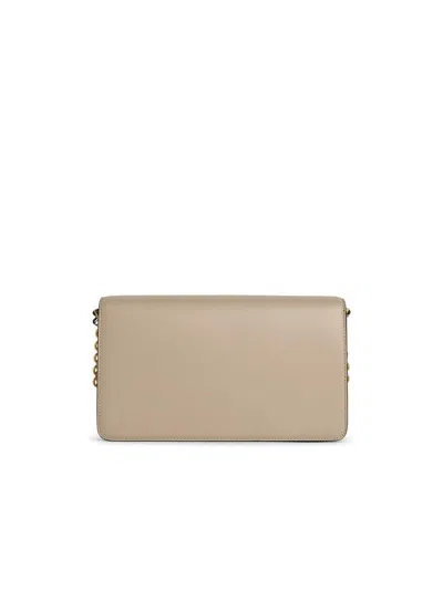Furla Ivory Leather Shoulder Strap In Beige