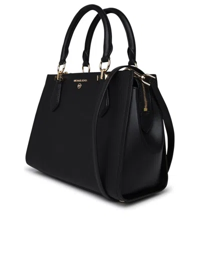 Michael Kors Black Marilyn Leather Bag In Black
