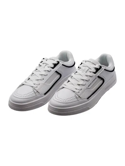 Armani Exchange Sneakers In White