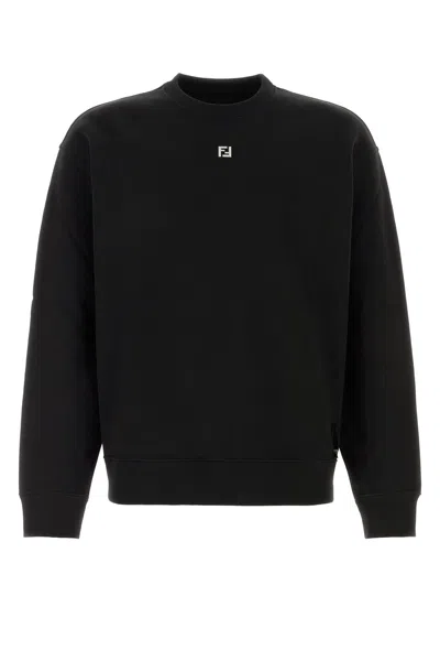 Fendi Crew Neck Cotton Sweatshirt